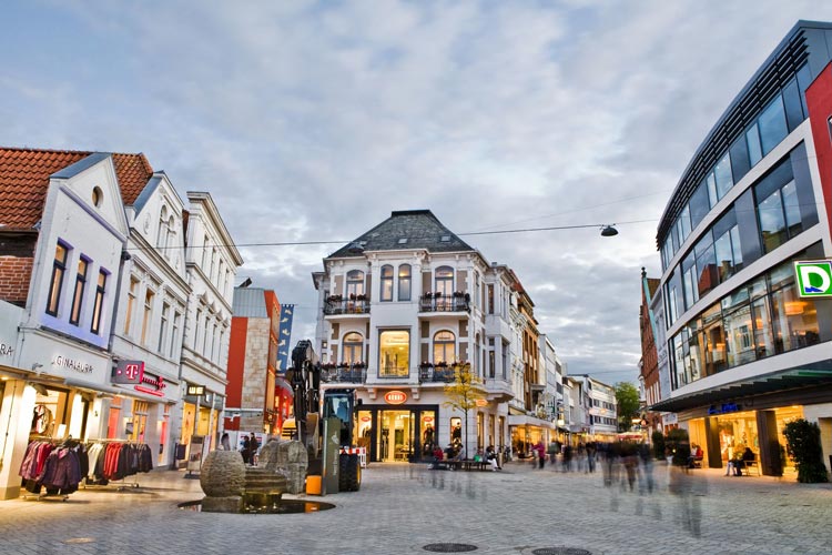 Oldenburg ist bei seinen Gästen vor allem auch als Einkaufsstadt äußerst beliebt.