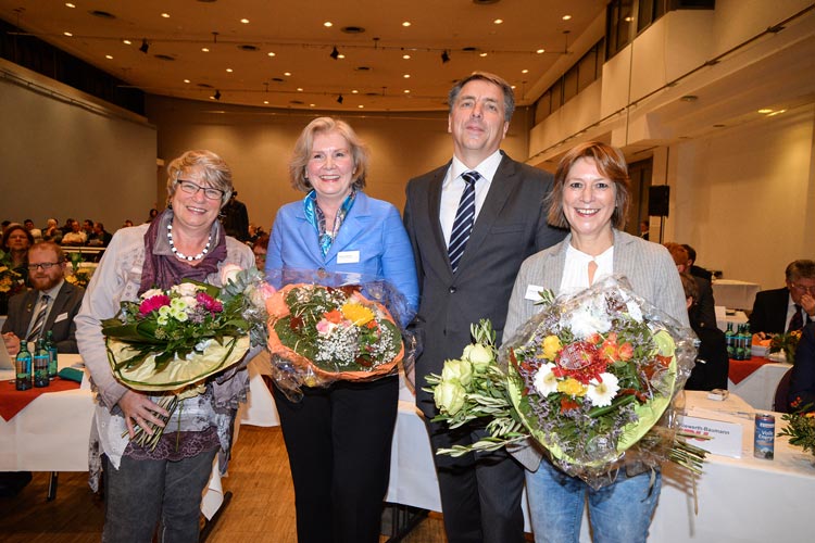 Germaid Eilers-Dörfler, Petra Averbeck und Christine Wolf werden zukünftig Oldenburgs Oberbürgermeister Jürgen Krogmann bei repräsentativen Aufgaben vertreten.