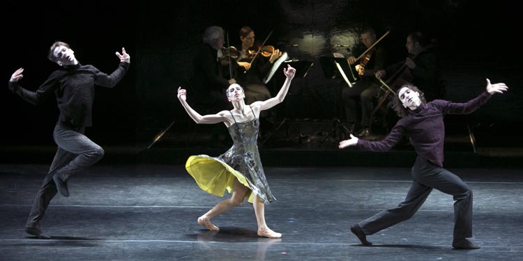 „Der Tod und das Mädchen“ bildet den Abschluss des dreiteiligen Ballettabends am Oldenburgschen Staatstheater