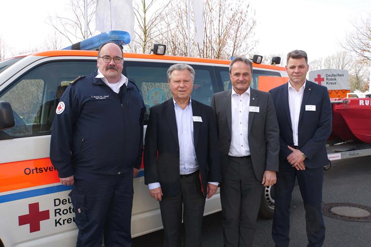 Stellten heute die neuen Leistungen für Mitglieder vor (von links): Volkmar Schultz-Igast, Dieter Holzapfel, Bernd Schmitz und Andreas Speich.