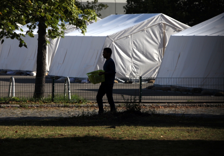 Flüchtling in einer ´Zeltstadt´, über dts Nachrichtenagentur