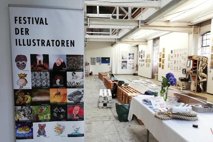 Das Festival der Illustratoren findet in der Kulturhalle am Pferdemarkt statt.