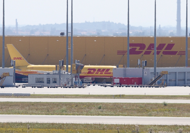 DHL-Maschinen am Flughafen Leipzig/Halle, über dts Nachrichtenagentur