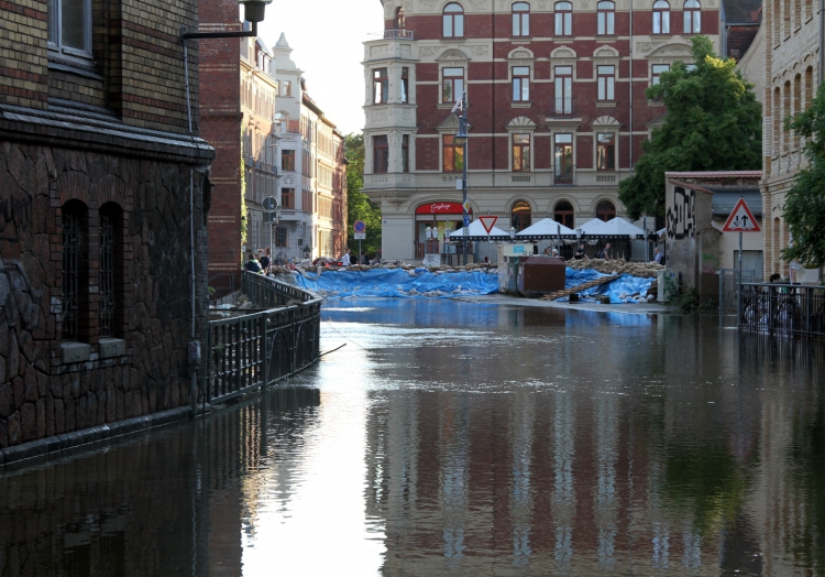 Hochwasser in Halle (Saale), über dts Nachrichtenagentur