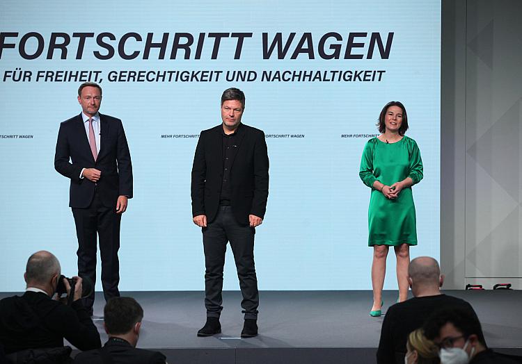 Christian Lindner, Robert Habeck, Annalena Baerbock, über dts Nachrichtenagentur