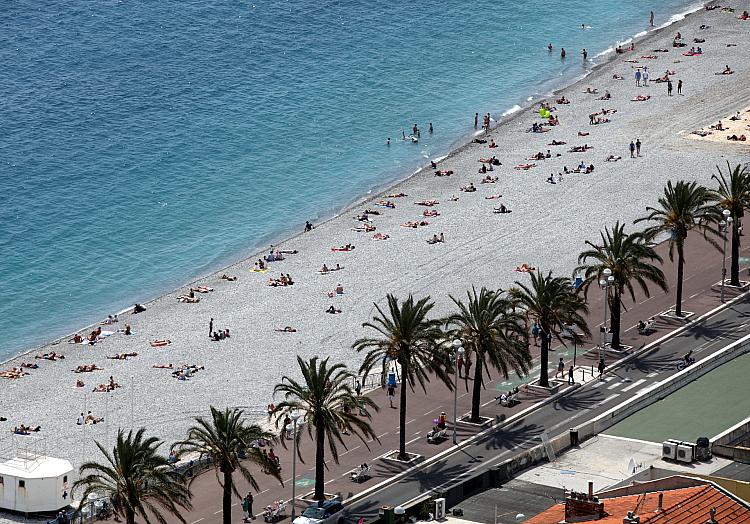 Strandpromenade in Nizza, über dts Nachrichtenagentur