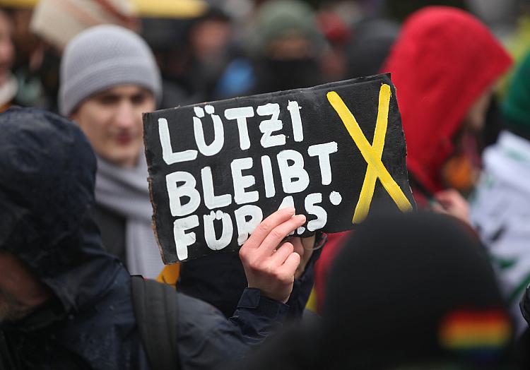 Demo bei Lützerath am 14.01.2023, über dts Nachrichtenagentur