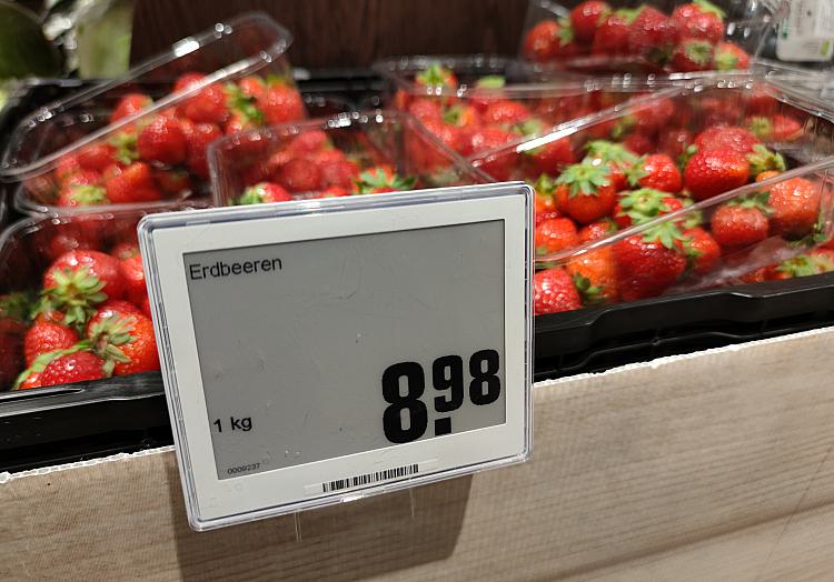 Erdbeeren im Supermarkt (Archiv), über dts Nachrichtenagentur