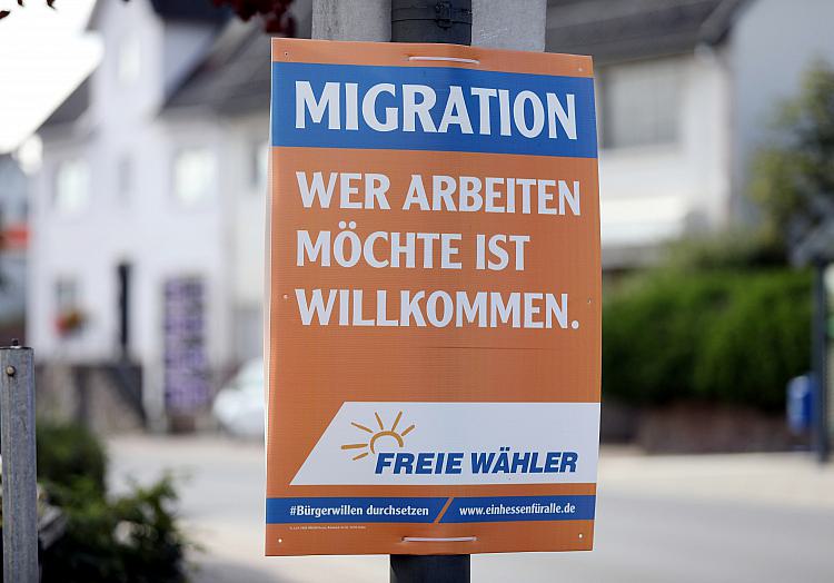 Wahlplakat der Freien Wähler zur Landtagswahl in Hessen 2023 (Archiv), über dts Nachrichtenagentur