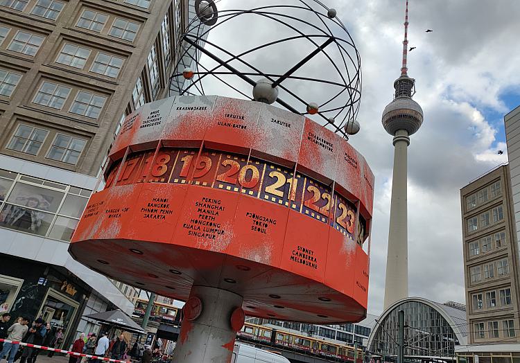 Protest von ´Letzter Generation´ am 17.10.2023, über dts Nachrichtenagentur