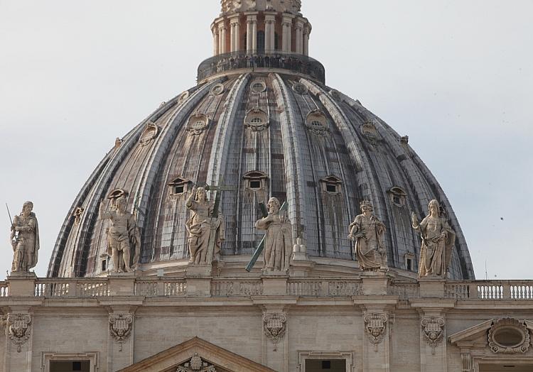 Kuppel des Petersdom am Vatikan, via dts Nachrichtenagentur