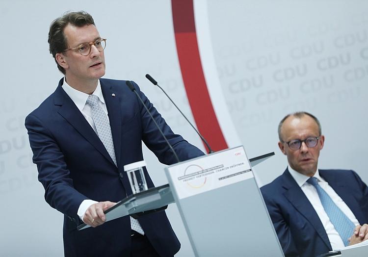 Hendrik Wüst und Friedrich Merz am 16.06.2023, via dts Nachrichtenagentur