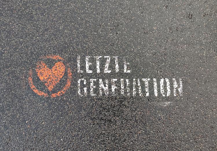 Logo der Letzten Generation (Archiv), via dts Nachrichtenagentur