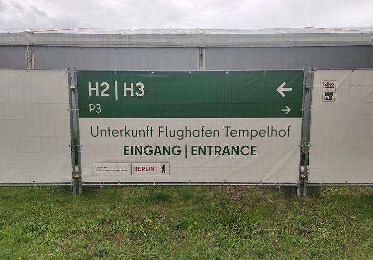 Flüchtlingsunterkunft Tempelhof (Archiv), via dts Nachrichtenagentur