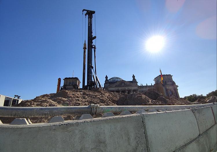 Baustelle vor Deutschem Bundestag (Archiv), via dts Nachrichtenagentur