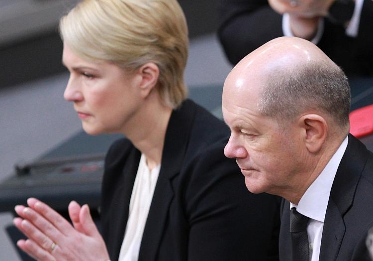 Manuela Schwesig und Olaf Scholz am 31.01.2024, via dts Nachrichtenagentur