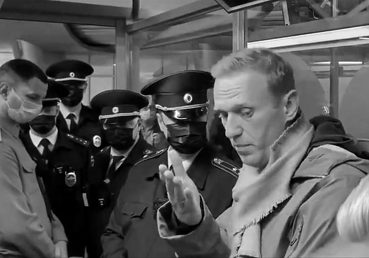 Video von der Festnahme Nawalnys im Jahr 2021 (Archiv), via dts Nachrichtenagentur