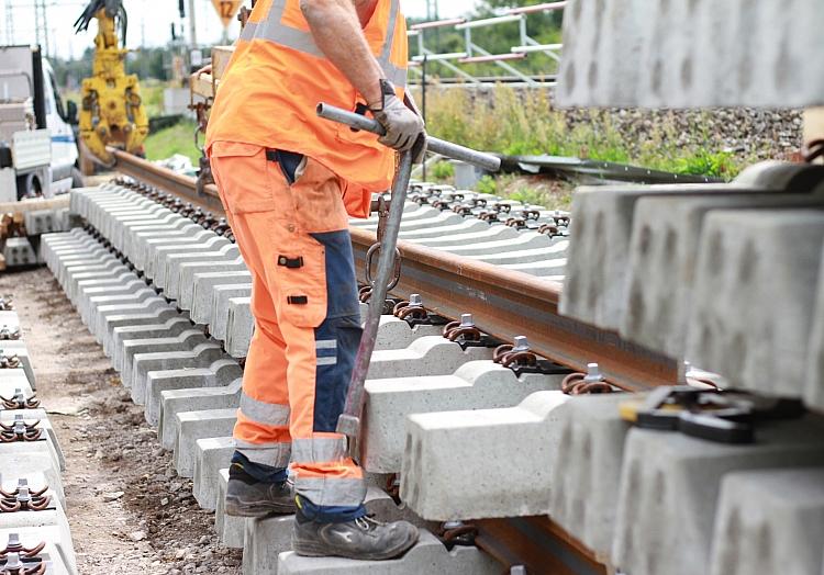 Bauarbeiten an einer Gleisanlage (Archiv), via dts Nachrichtenagentur