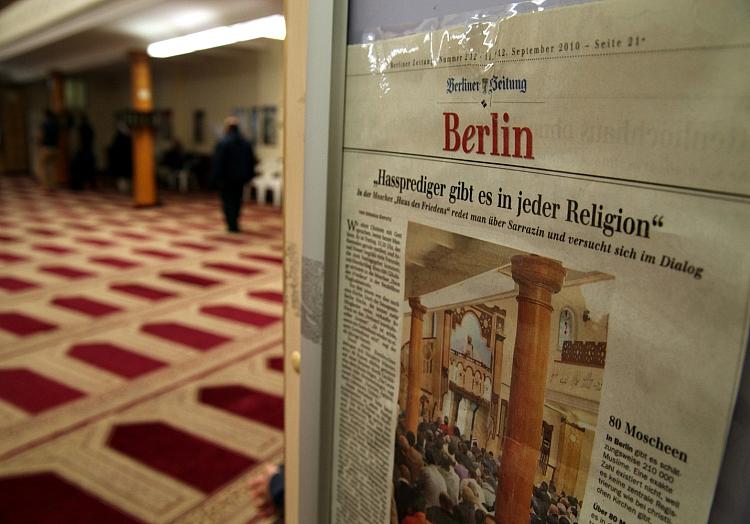 Zeitungsausschnitt über Hassprediger in einer Berliner Moschee (Archiv), via dts Nachrichtenagentur