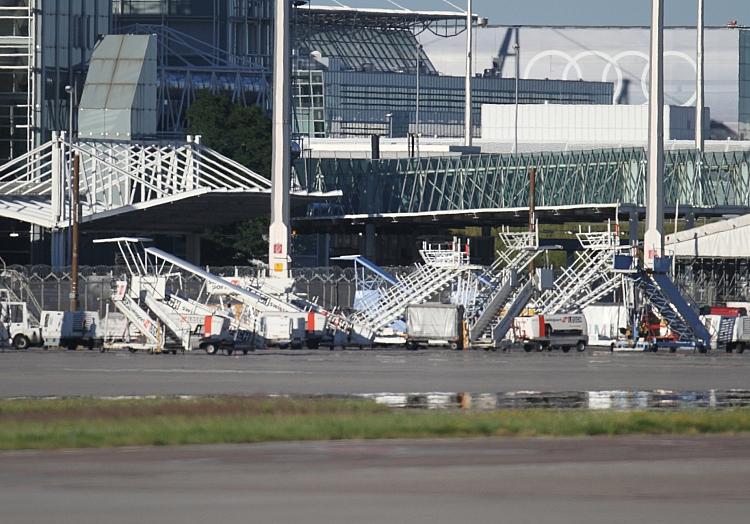 Fluggasttreppen am Flughafen München, via dts Nachrichtenagentur