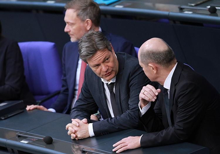 Christian Lindner, Robert Habeck, Olaf Scholz (Archiv), via dts Nachrichtenagentur