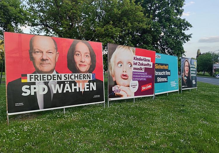 Wahlplakate zur Europawahl und Kommunalwahl in Sachsen-Anhalt (Archiv), via dts Nachrichtenagentur