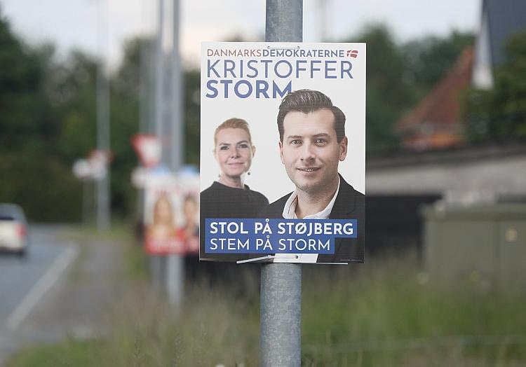 Wahlplakat für die Europawahl in Dänemark am 04.06.2024, via dts Nachrichtenagentur