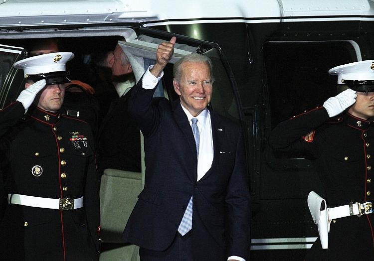 Joe Biden 2022 auf dem Münchner Flughafen (Archiv), via dts Nachrichtenagentur