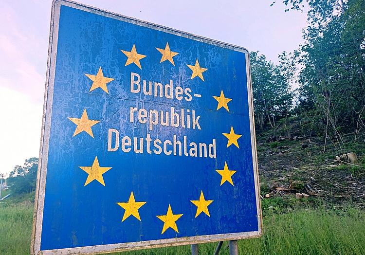 Grenzschild Bundesrepublik Deutschland (Archiv), via dts Nachrichtenagentur