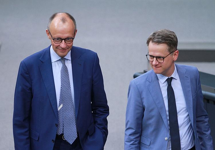 Friedrich Merz und Carsten Linnemann (Archiv), via dts Nachrichtenagentur