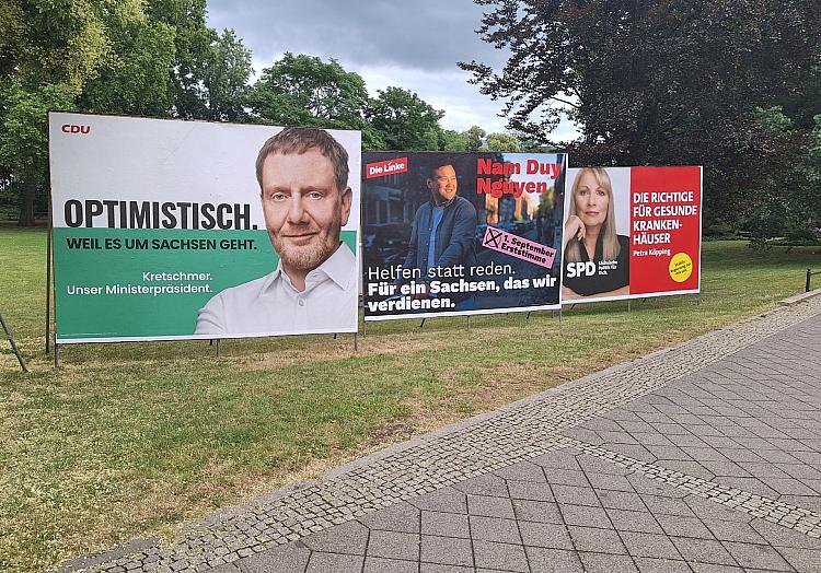 Wahlplakate zur Landtagswahl in Sachsen (Archiv), via dts Nachrichtenagentur