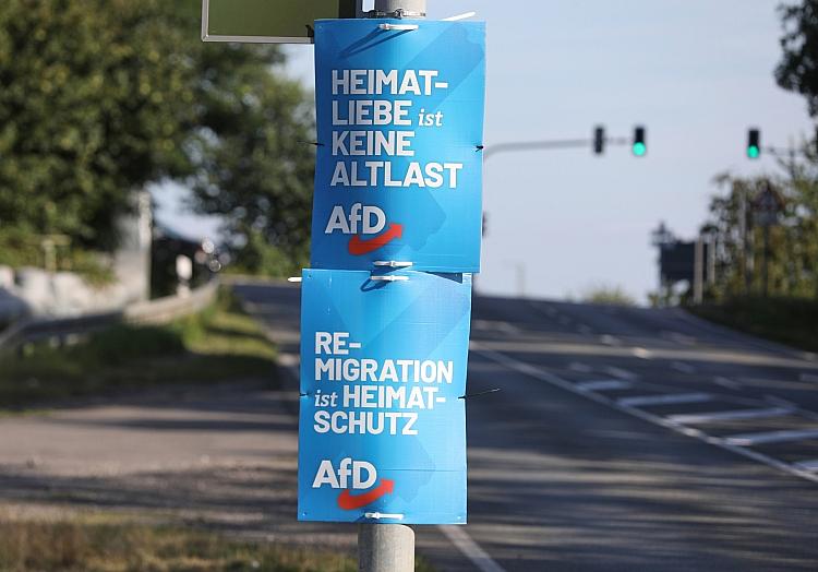 AfD-Wahlplakate zur Landtagswahl in Sachsen (Archiv), via dts Nachrichtenagentur