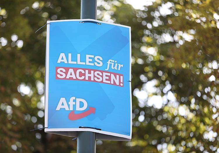 AfD-Wahlplakat zur Landtagswahl in Sachsen (Archiv), via dts Nachrichtenagentur