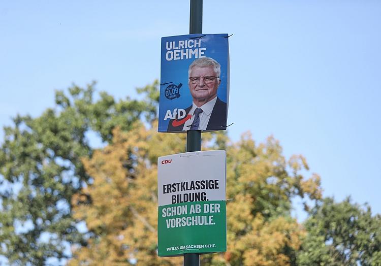 Wahlplakate von AfD und CDU zur Landtagswahl in Sachsen (Archiv), via dts Nachrichtenagentur