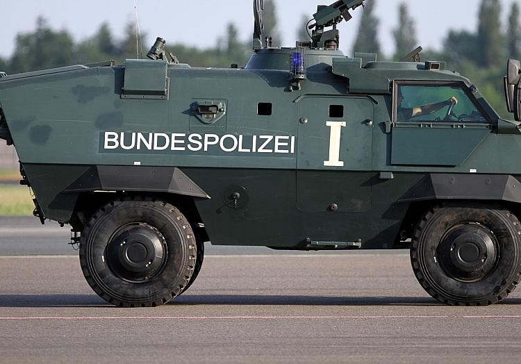 Spritfresser: Ein Panzer der Bundespolizei (Archiv), via dts Nachrichtenagentur