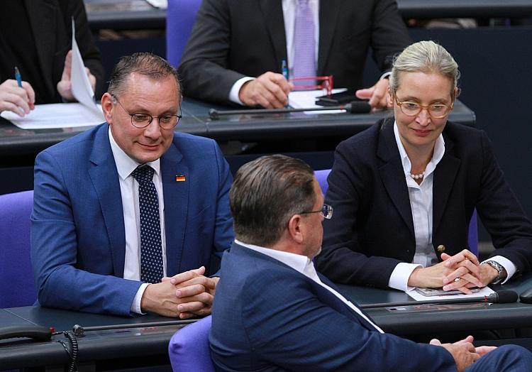 Tino Chrupalla, Stephan Brandner und Alice Weidel (Archiv), via dts Nachrichtenagentur