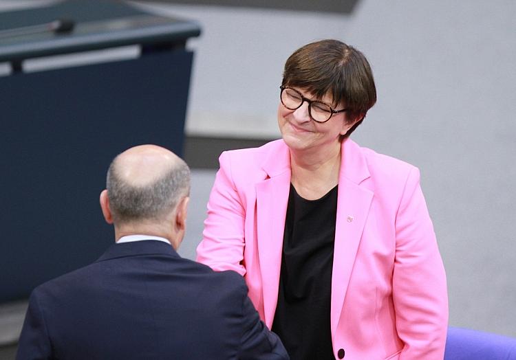 Olaf Scholz und Saskia Esken (Archiv), via dts Nachrichtenagentur