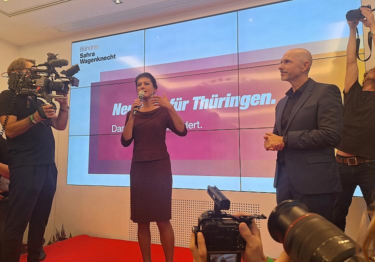 Sahra Wagenknecht am 01.09.2024, via dts Nachrichtenagentur