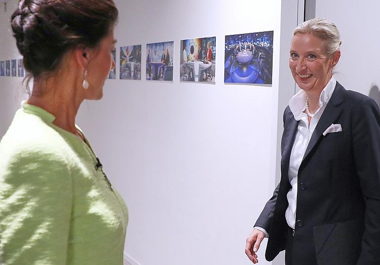 Sahra Wagenknecht und Alice Weidel am 09.10.2024, via dts Nachrichtenagentur