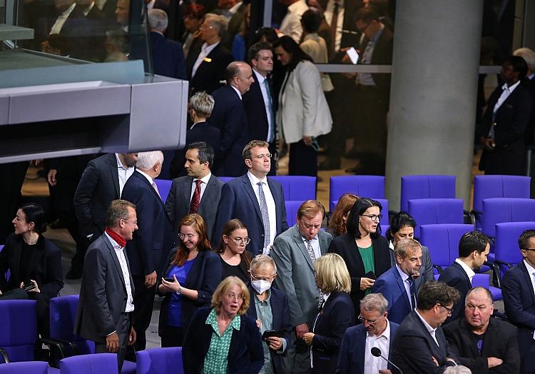 Hammelsprung im Bundestag am 06.11.2024, via dts Nachrichtenagentur