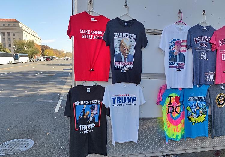 Donald-Trump-T-Shirts (Archiv), via dts Nachrichtenagentur