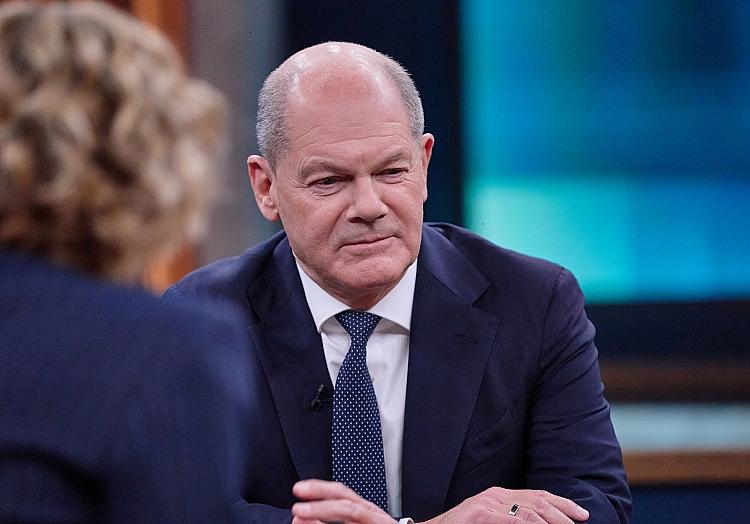 Olaf Scholz bei Caren Miosga am 10.11.2024, via dts Nachrichtenagentur