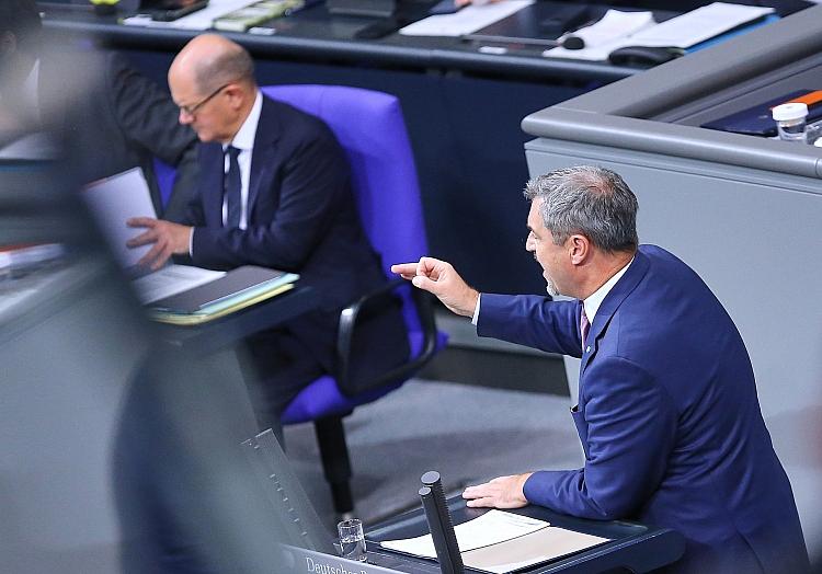 Olaf Scholz und Markus Söder am 13.11.2024, via dts Nachrichtenagentur