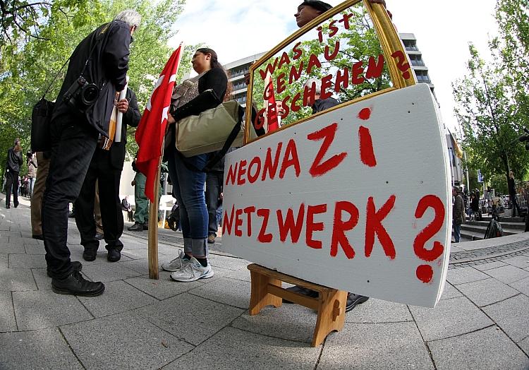 Proteste beim NSU-Prozess vor dem Strafjustizzentrum München (Archiv), via dts Nachrichtenagentur