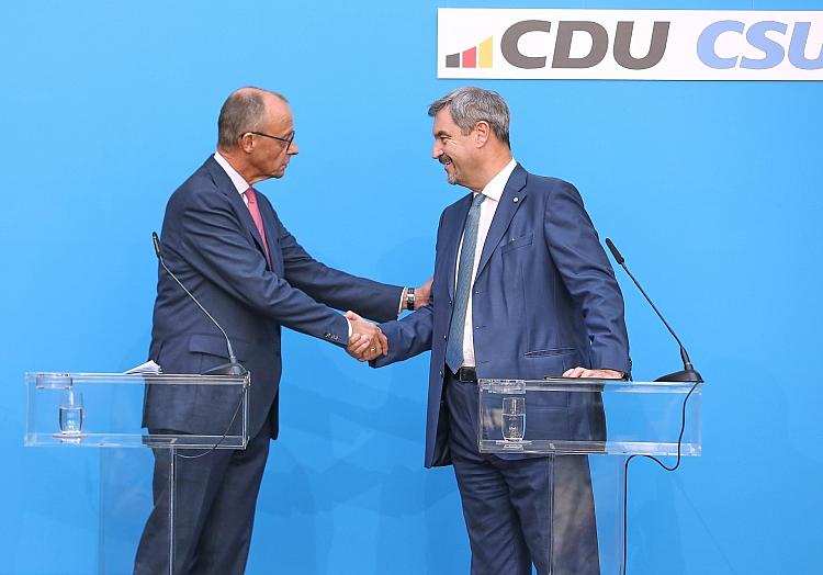 Friedrich Merz und Markus Söder (Archiv), via dts Nachrichtenagentur