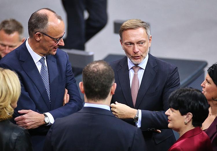 Friedrich Merz und Christian Lindner am 16.12.2024, via dts Nachrichtenagentur