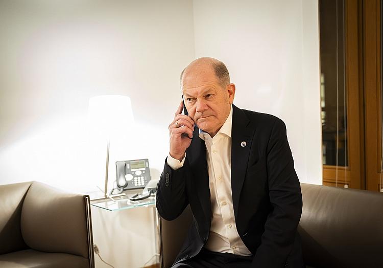 Olaf Scholz bei Telefonat mit Donald Trump am 19.12.2024, Kugler, Steffen/BPA via dts Nachrichtenagentur