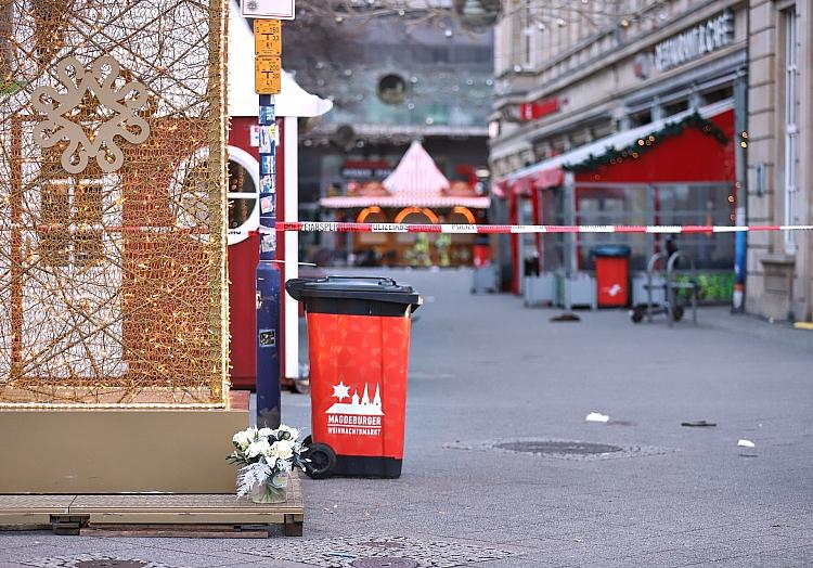 Magdeburger Weihnachtsmarkt nach Anschlag am 21.12.2024, via dts Nachrichtenagentur