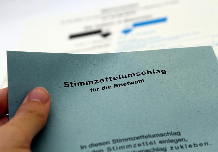 Stimmzettelumschlag für die Briefwahl (Archiv), via dts Nachrichtenagentur