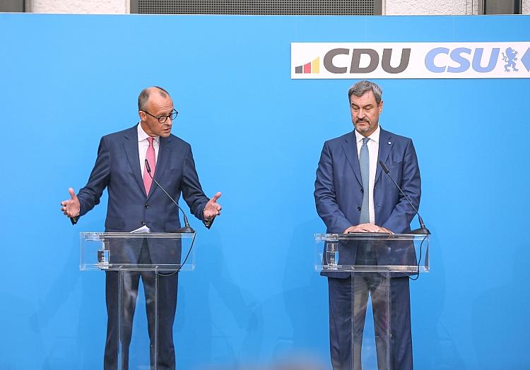 Friedrich Merz und Markus Söder (Archiv), via dts Nachrichtenagentur